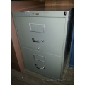 Grey 2 Drawer Vertical Legal File Cabinet